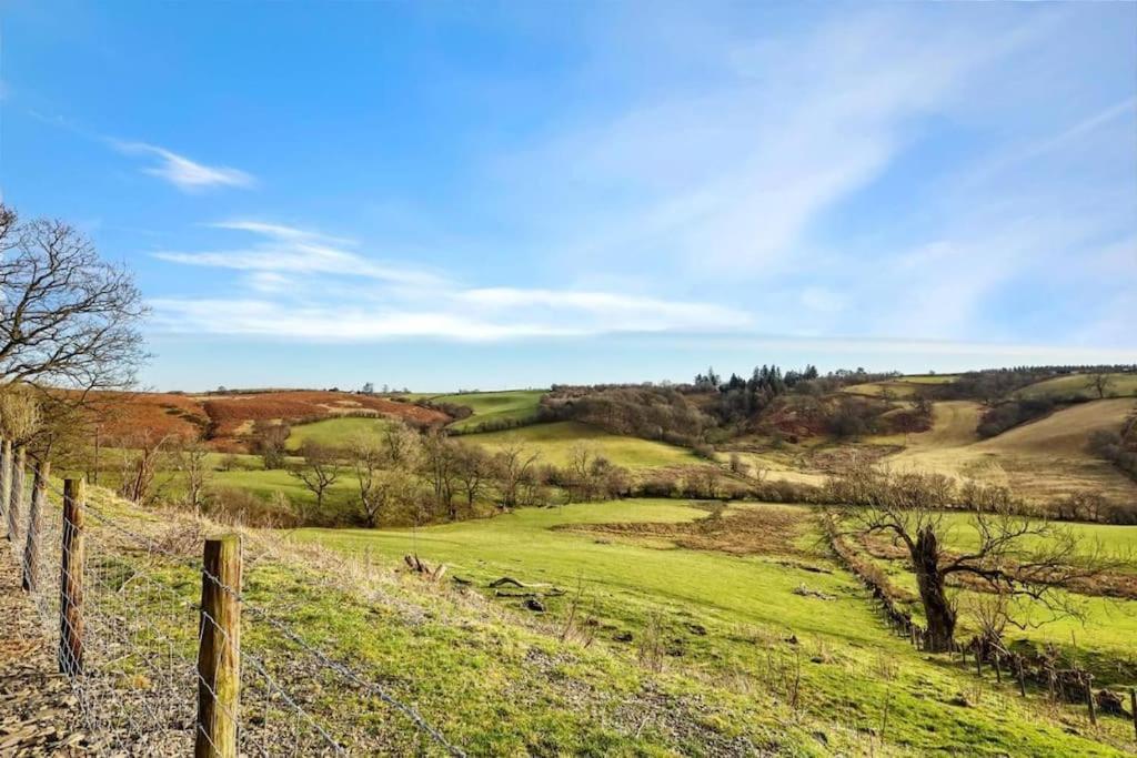Upper Caerfaelog Farmhouse Llanbister ภายนอก รูปภาพ